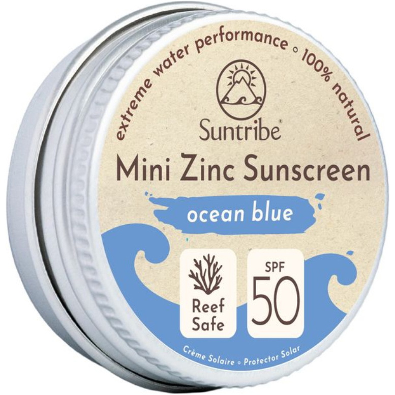 2026 Suntribe Organic Mineral Mini Zinc Tin SPF 50 STZTM - Ocean Blue